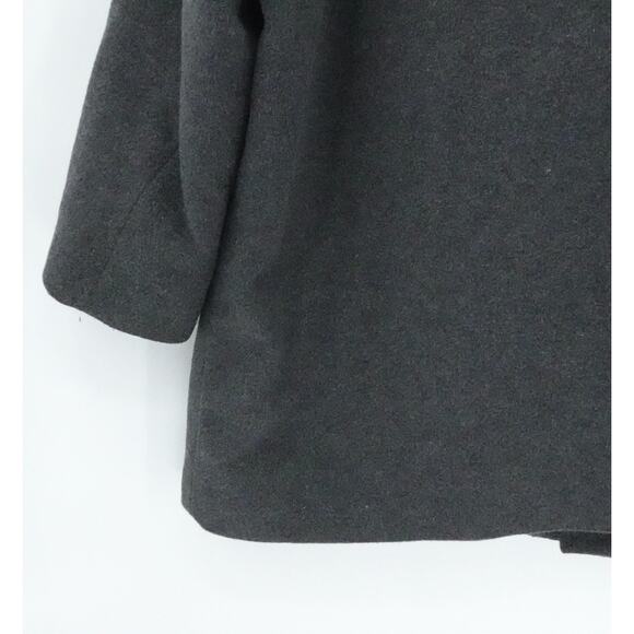 Lauren Ralph Lauren Car Coat Mens 58R Charcoal Wool Blend Quilted Lined Zip Bib - Picture 12 of 15